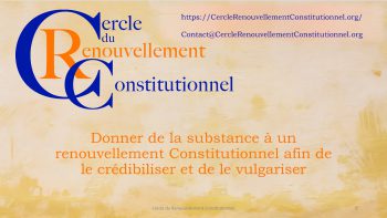 Permalien vers: Cercle du Renouvellement Constitutionnel